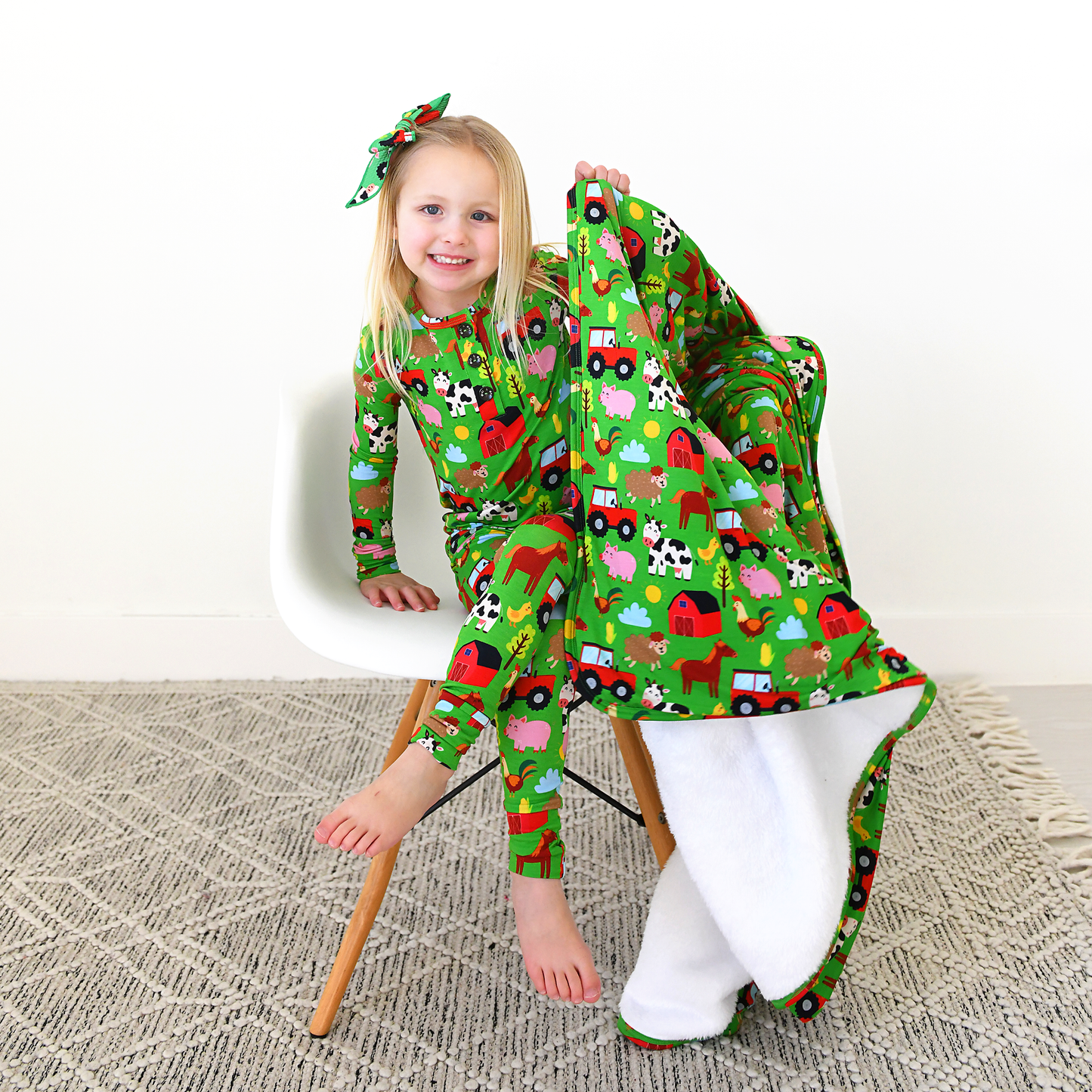 Gigi and Max - Tanner Two Piece Bamboo Pajama Kids Clothing Sleepie Toddler