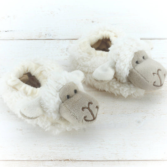 Jomanda Soft Toys & Accessories - Sheep Soft Plush Baby Slippers House Shoes, 0-6 months