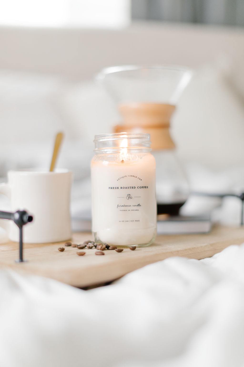 Antique Candle Co.® - Fresh Roasted Coffee - Soy Wax Mason Jar Candle