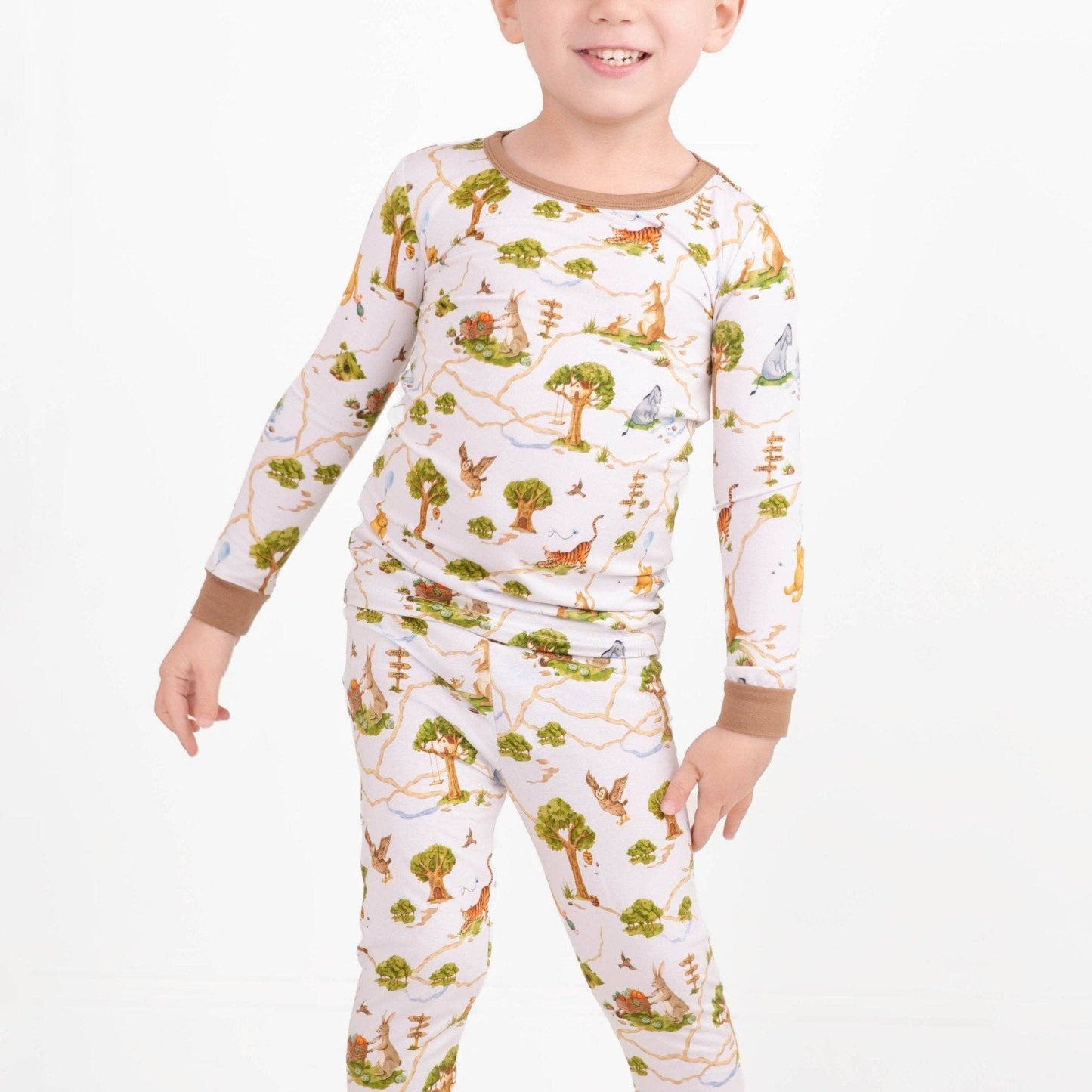 Jammie Session formerly Big Dreams Little Jammies - Oh Bother, It's Bedtime Long Sleeve Kids Bamboo Pajamas sets, Baby toddler Unisex kids sleepwear, Gender natural Clothing, Kids outfit, Matching Family Pajamas, Winnie the pooh