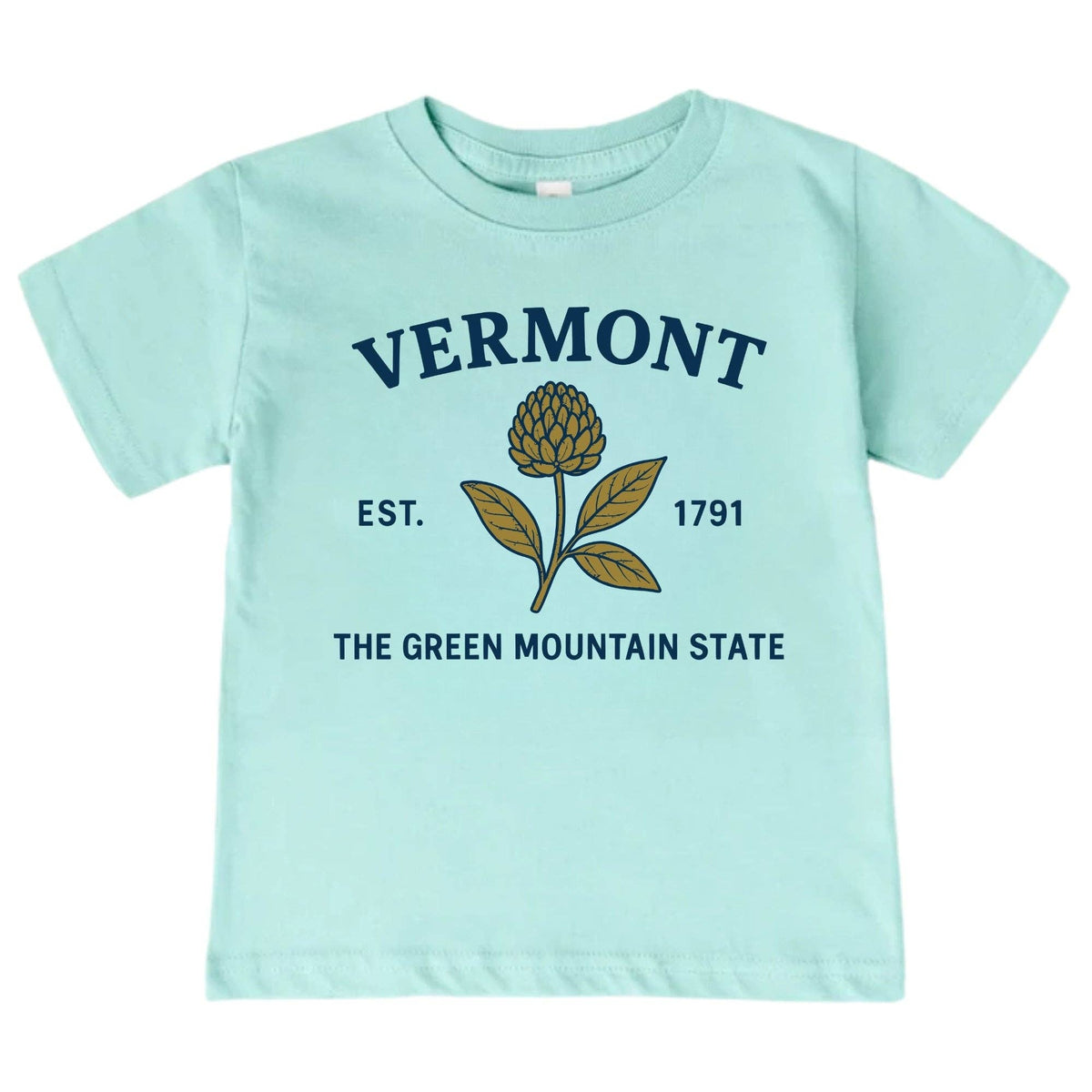 EnjoyMyDesign - Vermont Red Clover Floral Kids T-Shirt or Onesie