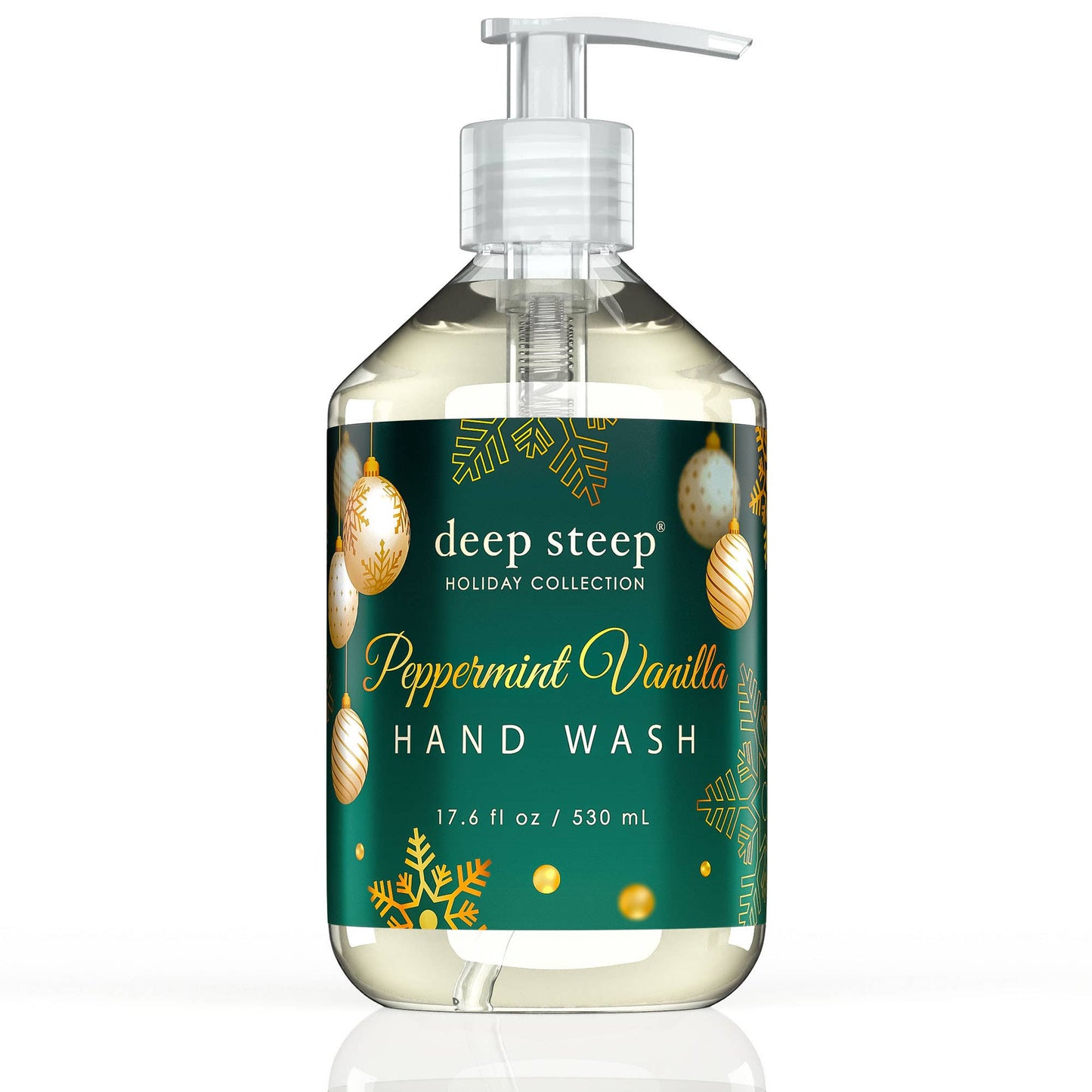 Deep Steep Clean Beauty - Argan Oil Liquid Hand Wash - Peppermint Vanilla 17.6oz