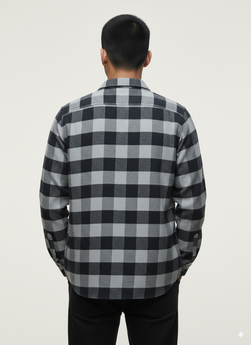 Hawk's Bay - Flannel Long Sleeve Buffalo Plaid Shirt