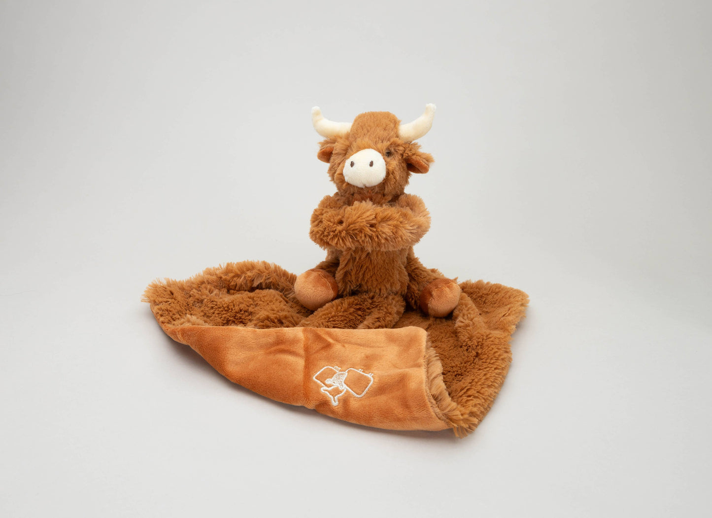 Jomanda Soft Toys & Accessories - Horny Highland Cow Baby Soft Toy Soother Comforter 29cm