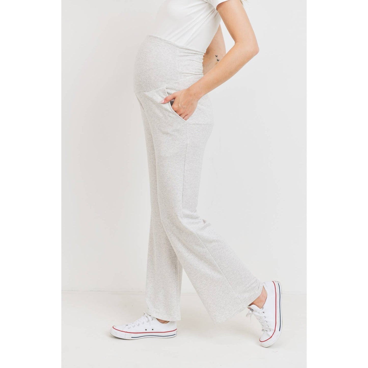 Hello Miz - Straight Leg Maternity Terry Lounge Pants