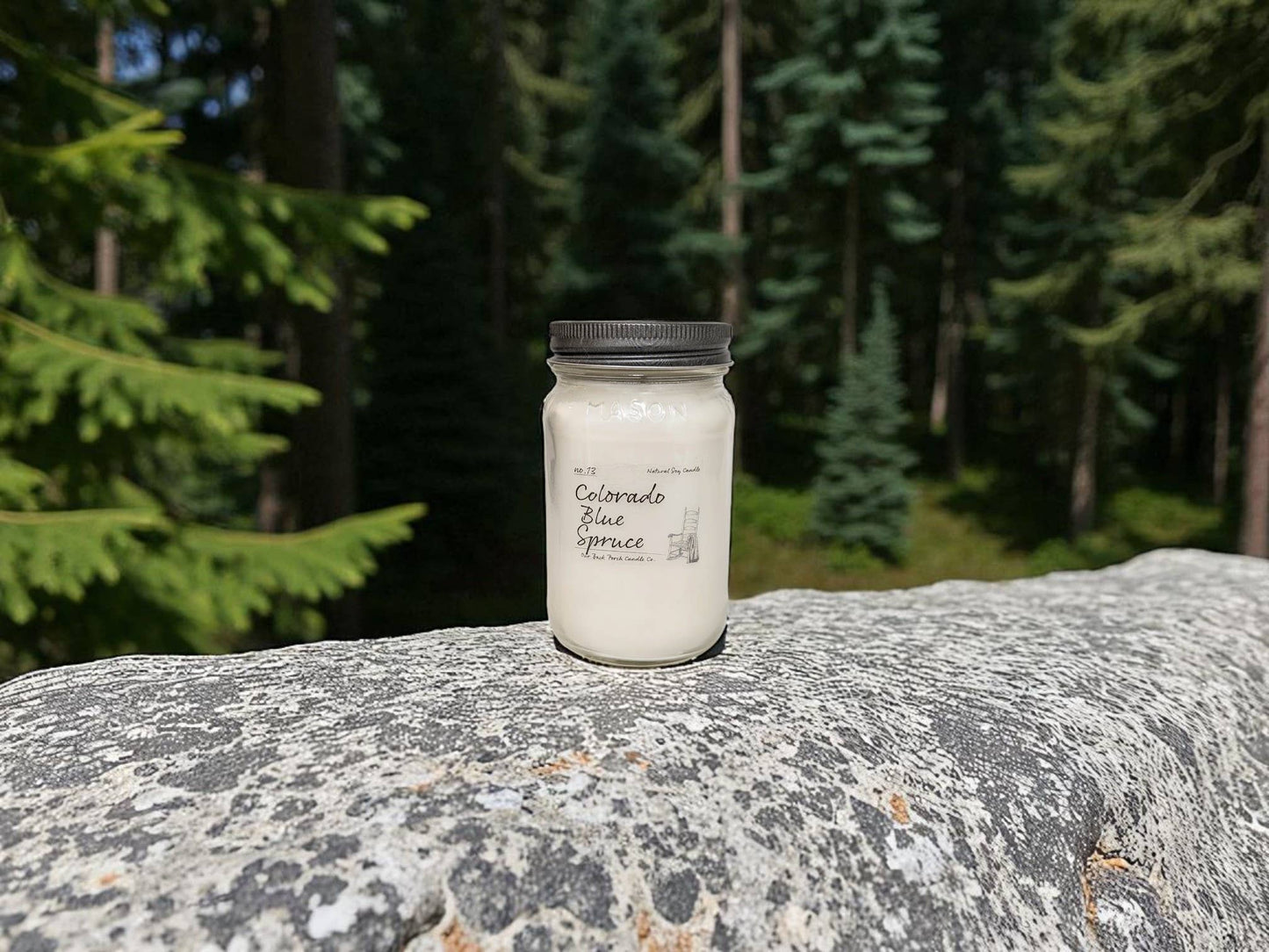 Back Porch Candle Co - Colorado Blue Spruce | Soy Candle | Colorado Made