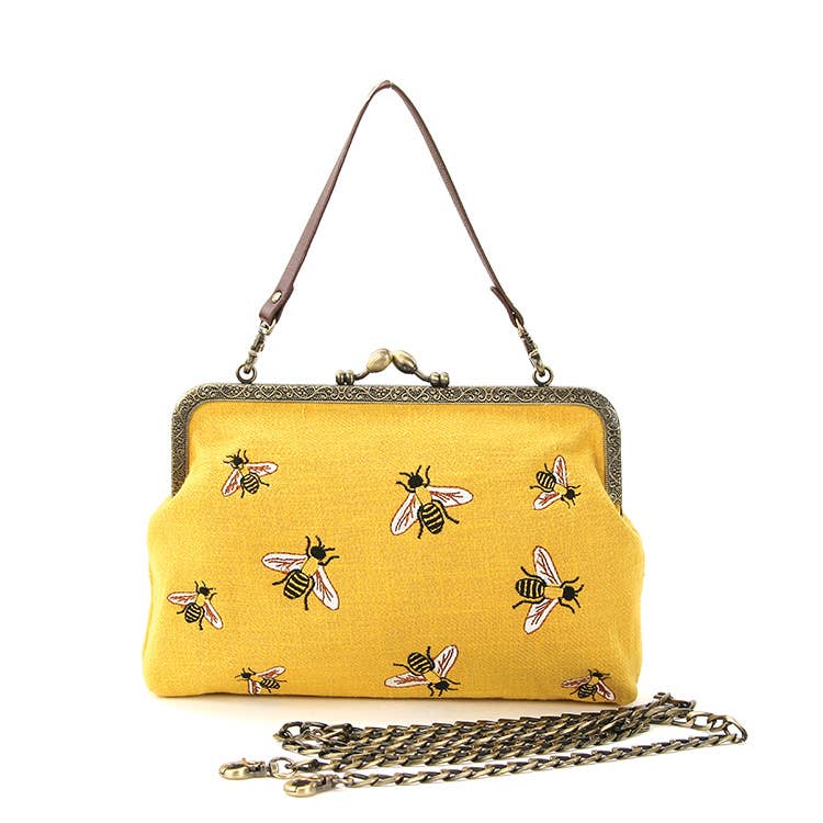 COMECO INC - Bees Kisslock Bag