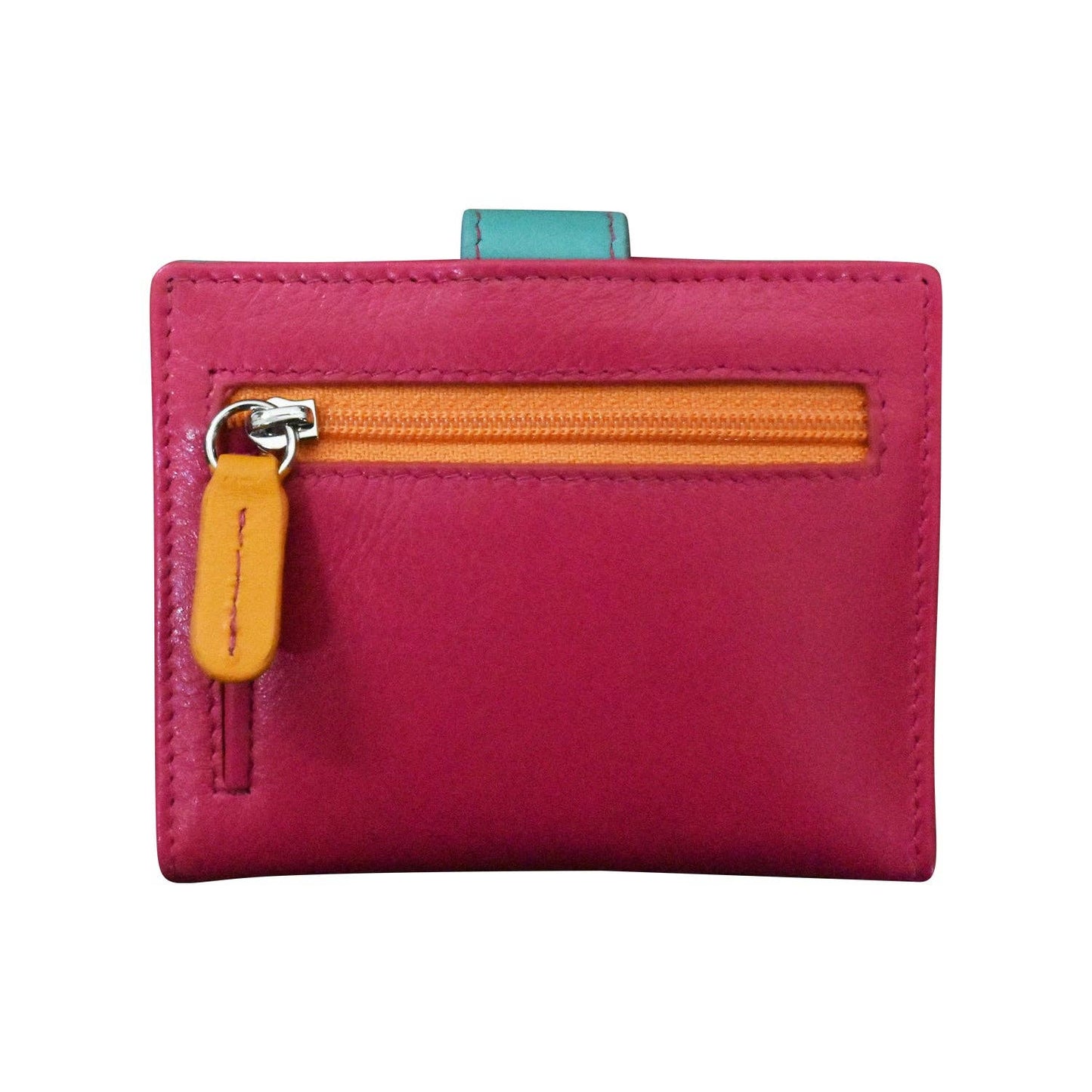 ili New York - 7803 MINI ASYMMETRIC CARD WALLET WITH TAB