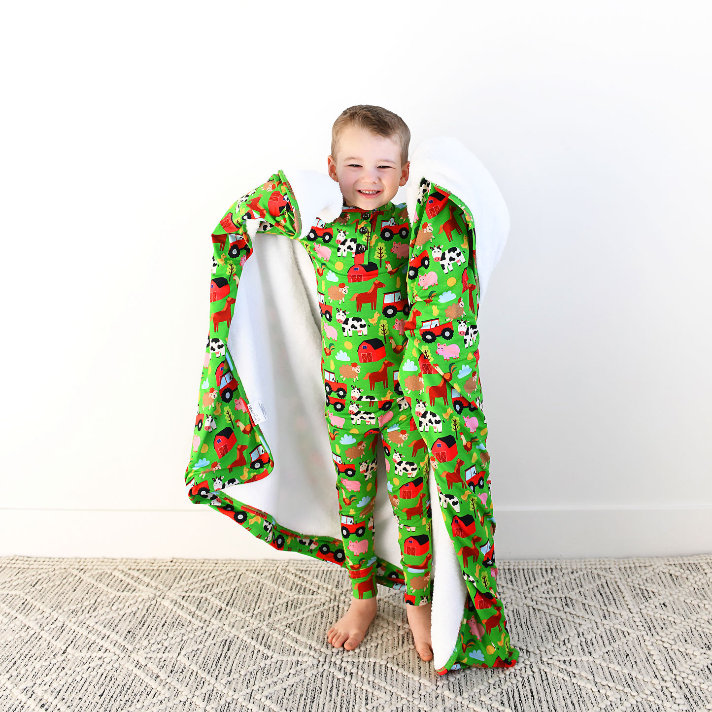 Gigi and Max - Tanner Two Piece Bamboo Pajama Kids Clothing Sleepie Toddler
