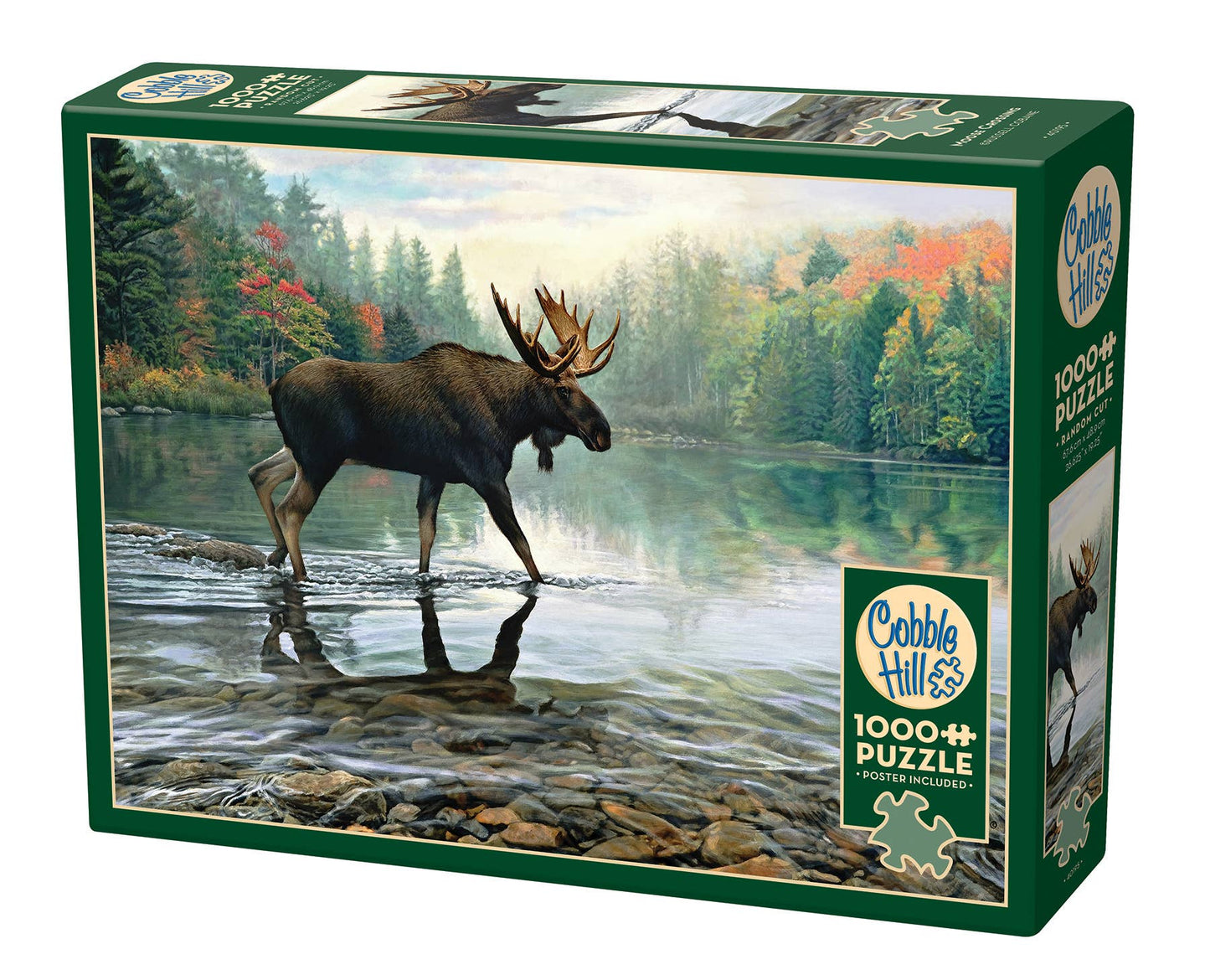 Outset Games and Cobble Hill Puzzles - Moose Crossing 1000-Piece Puzzle