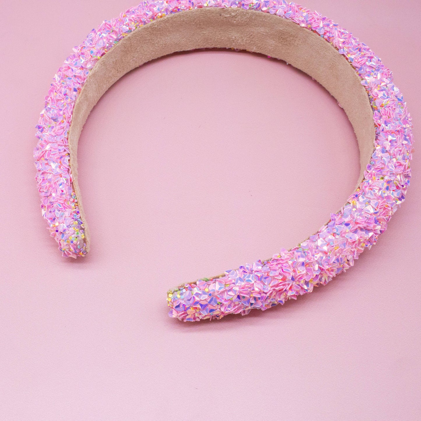 Frog Sac - Kids Padded Headband - Chunky Sequin Hair Band