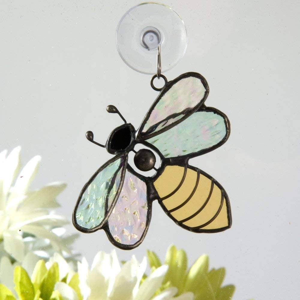 J Devlin Glass Art & Bert Anderson Collection - ORN 175 Bee Ornament