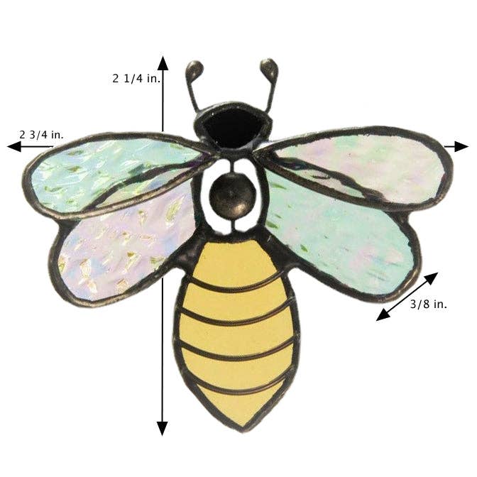 J Devlin Glass Art & Bert Anderson Collection - ORN 175 Bee Ornament