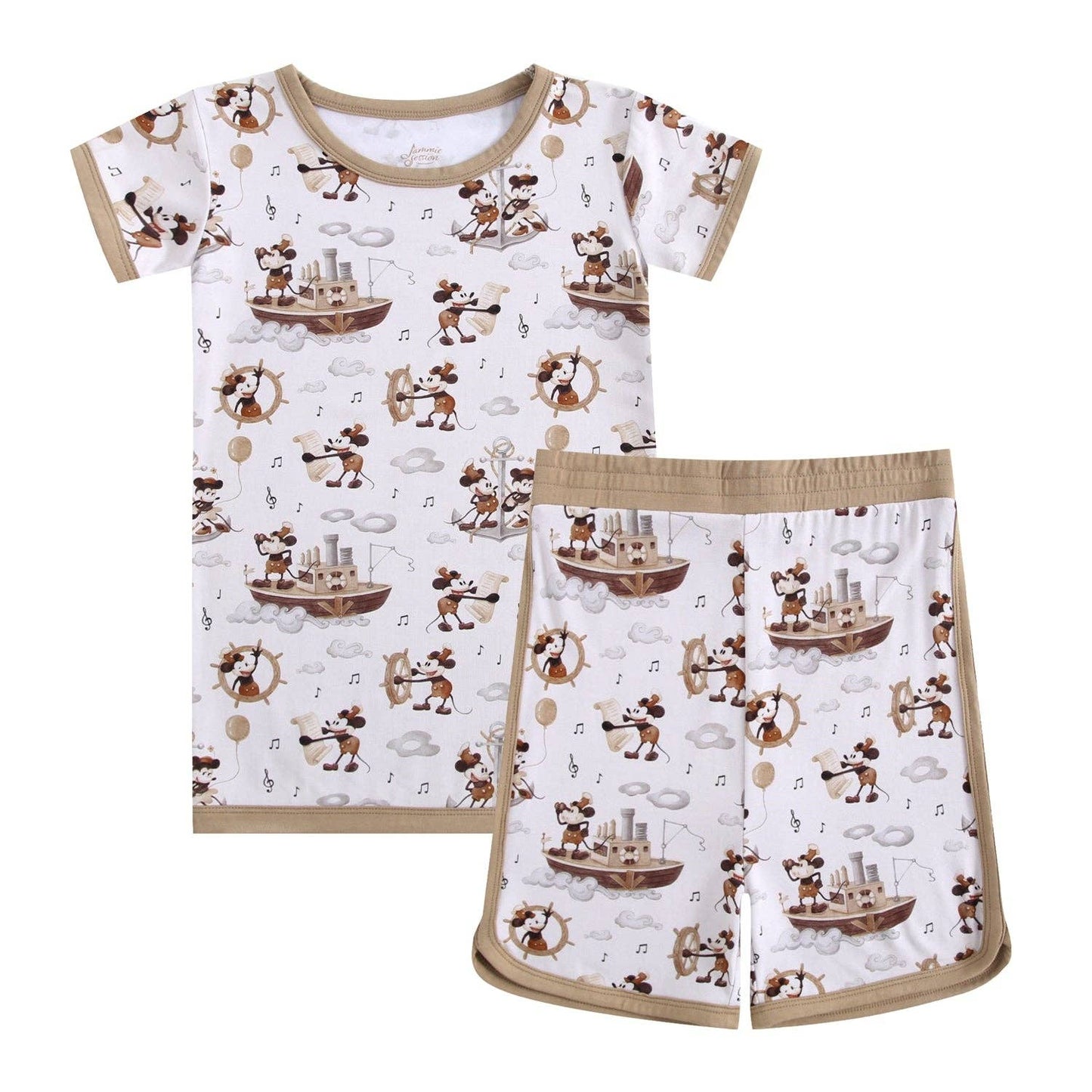 Jammie Session formerly Big Dreams Little Jammies - Vintage Voyage Short Pajama Set