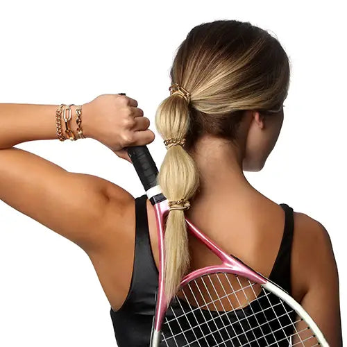 Maya J - 2-in-1 Bracelet Hair Tie Set - Classic - 3 Pc Set