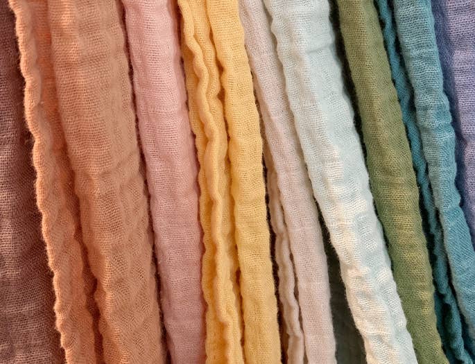 SwaddleDesigns - Green Turtle Muslin Swaddle Blanket, Premium Cotton