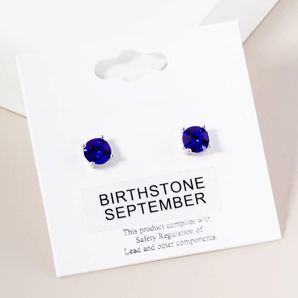 Sensibling Corp. - Birthstone Stud Earrings