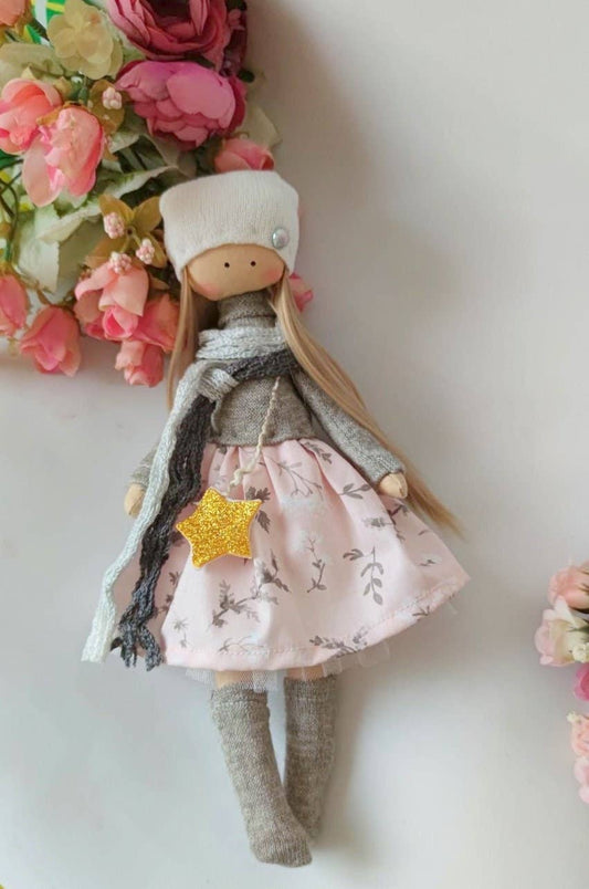ChernikovaNataliya - Heirloom Cloth Rag Doll, Toddler Gift, Nursery Decor