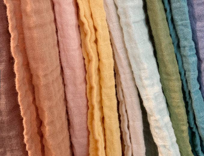 SwaddleDesigns - Watercolor Mountains & Trees Muslin Swaddle Blanket