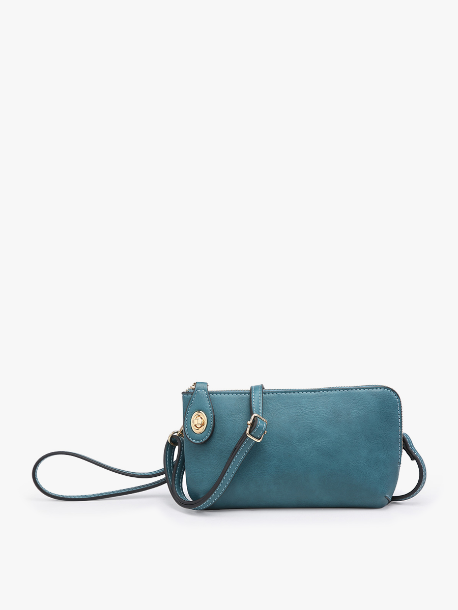 Jen & Co. - M1818 Kendall Crossbody/Wristlet w/ Twist Lock Closure