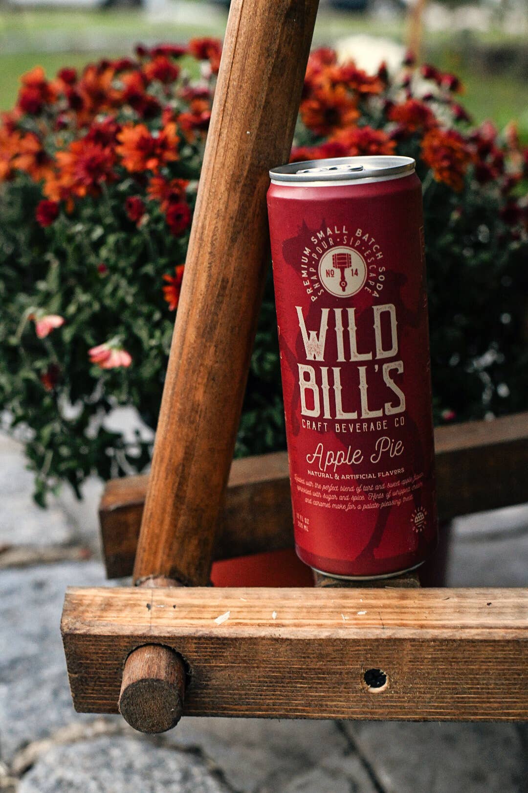 Wild Bill’s Craft Beverage Co. - Apple Pie - Premium Cane Sugar Soda, 12-Pack, Cans