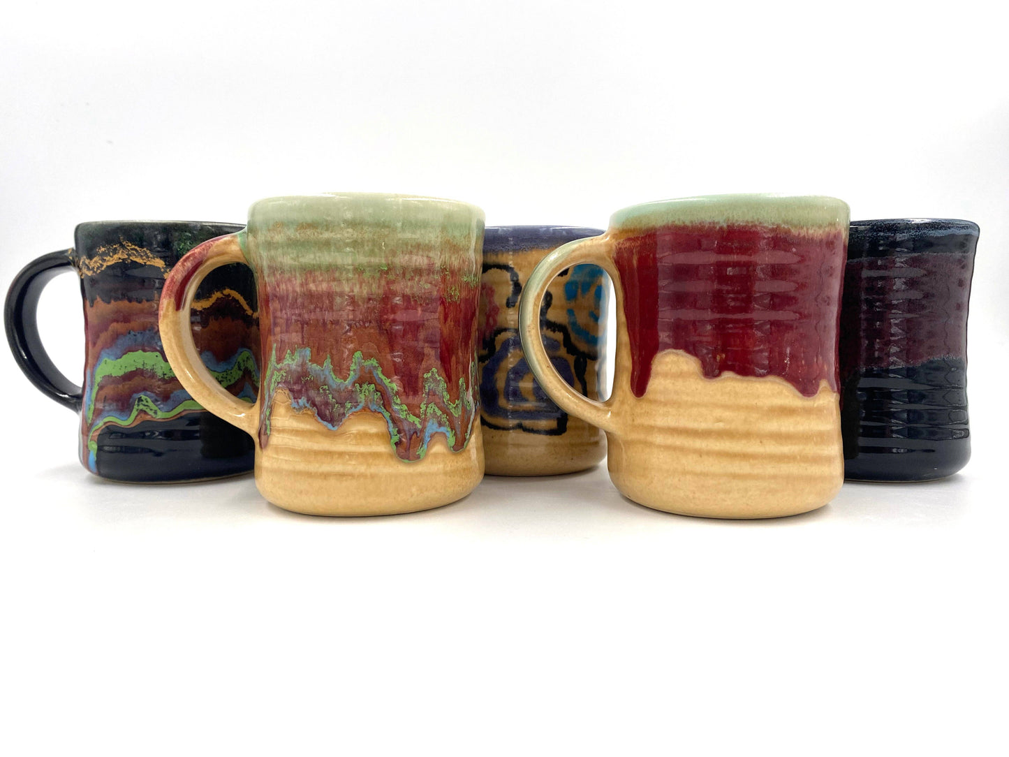 Lasser Ceramics - Midnight Tulip Mug
