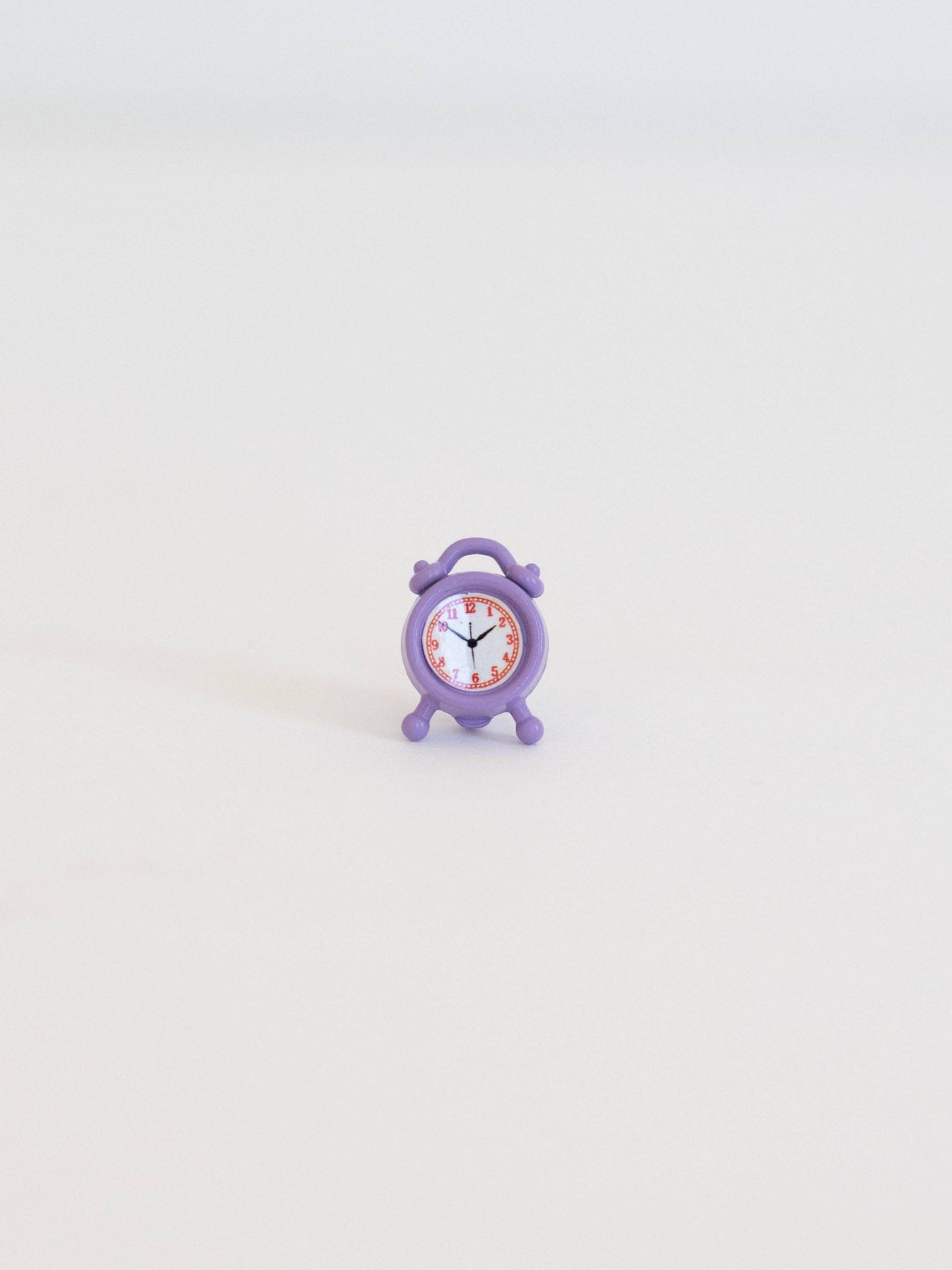 Macy Mae Dollhouse Designs - Dollhouse Tabletop Alarm Clock | Pink Purple White Green