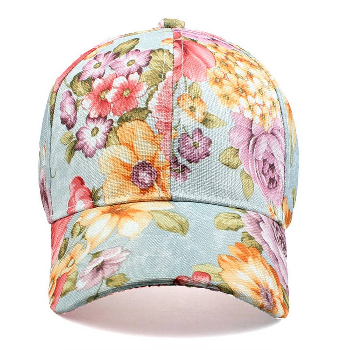 Lovenne - BREATHABLE FLORAL SUN HAT SWEAT BASEBALL CAP_CWAH0955