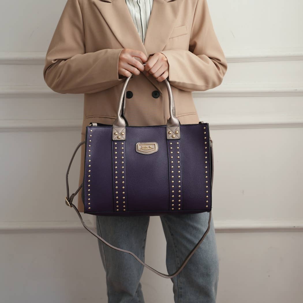 MKF Collection - MKF Davina Tote Handbag and Wallet Vegan Leather Women