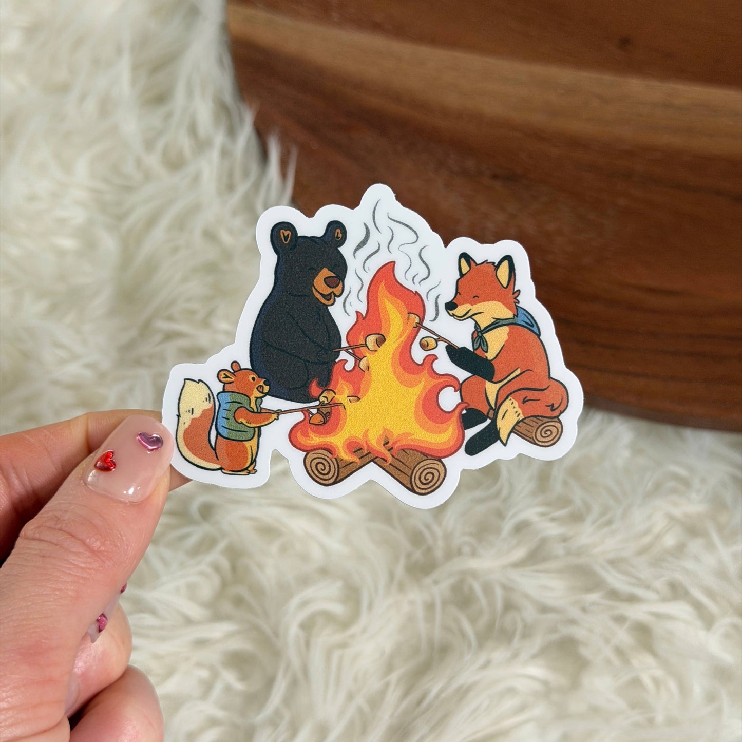Big Moods - Campfire Animals Sticker