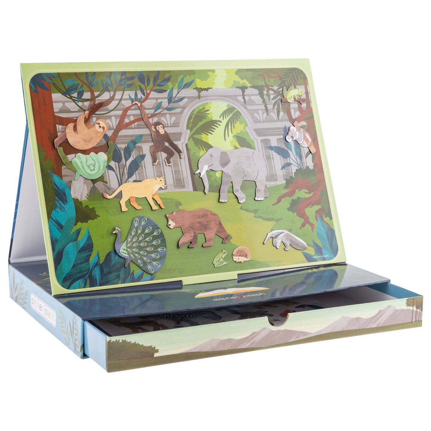 Stephen Joseph Gifts - Magnetic Scene Drawer Toy Set for Kids