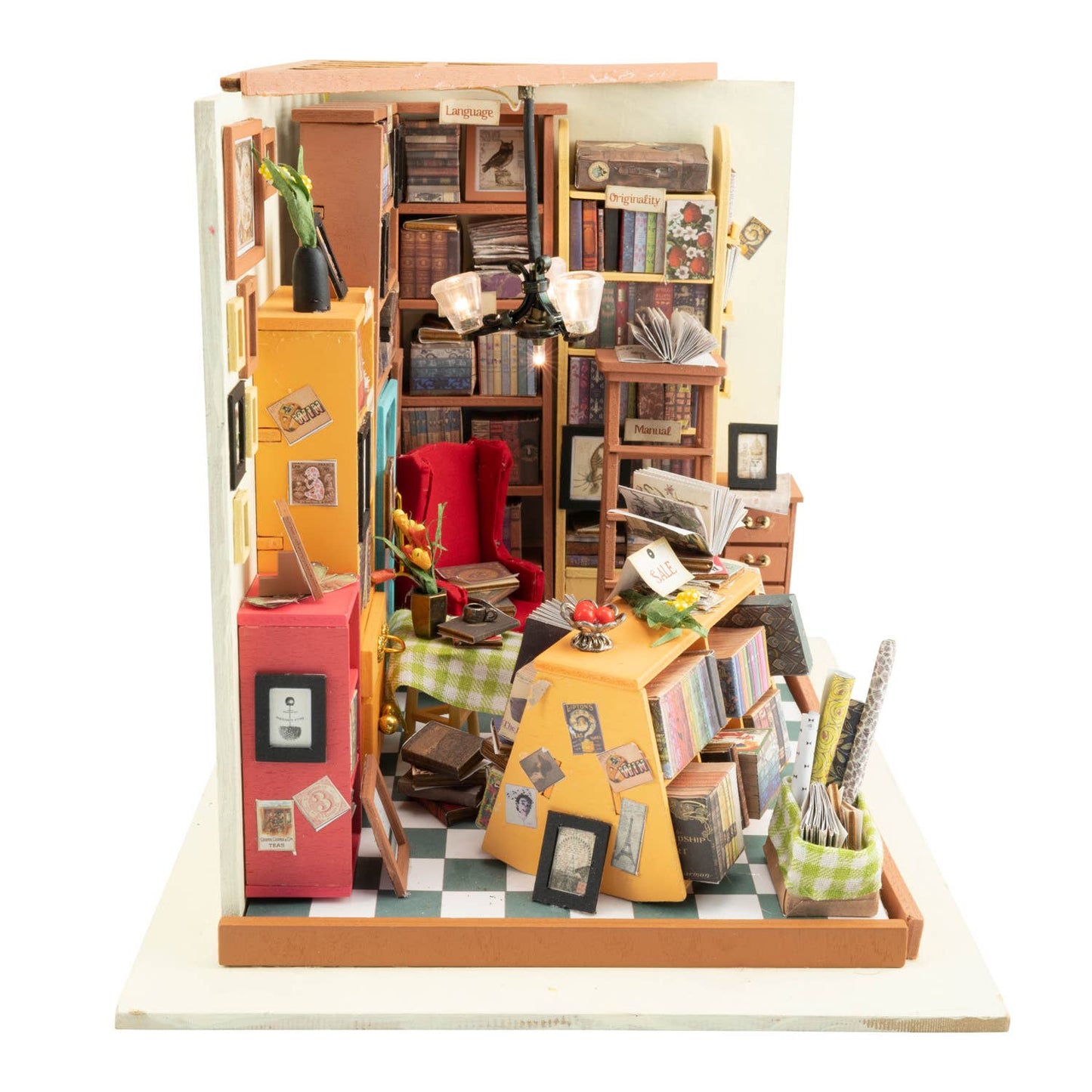 Hands Craft - DIY Miniature House Kit: Sam's Study