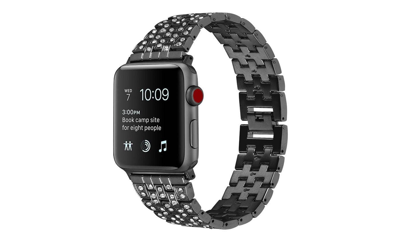 ShopTrendsNow - Crystal Rhinestone Sparkling Band for Apple Watch All Series