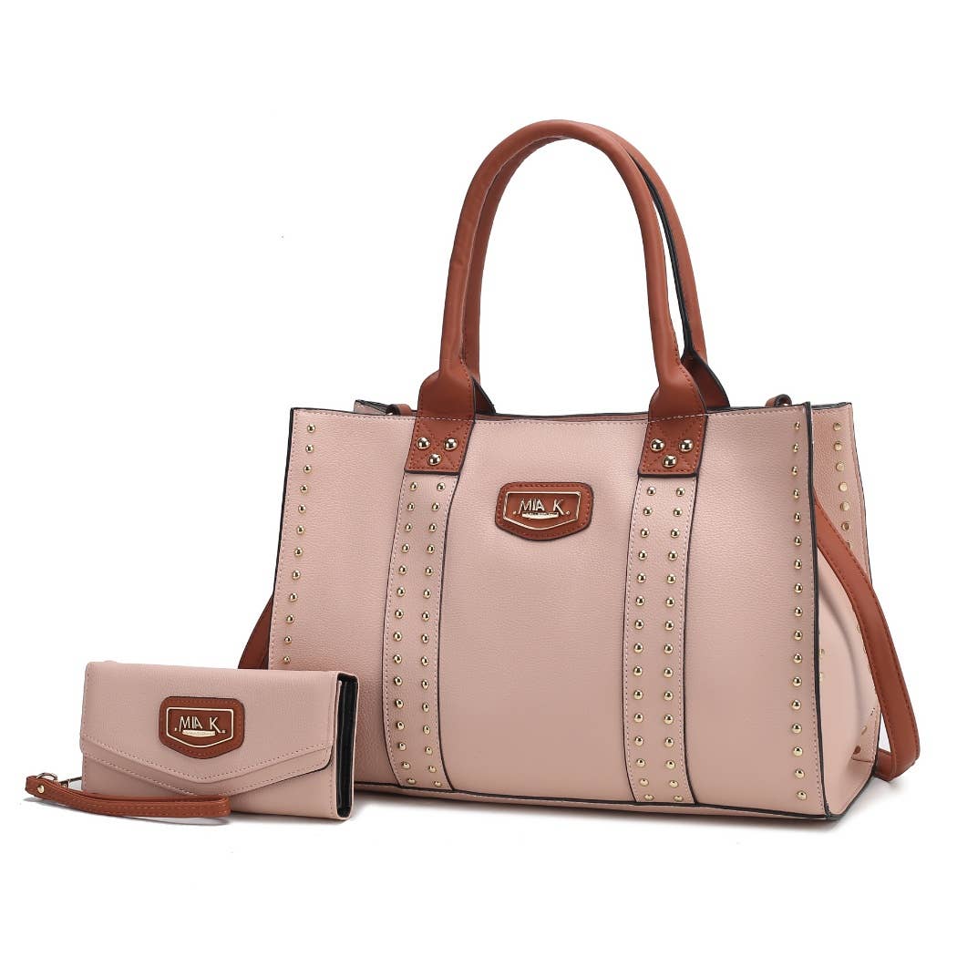 MKF Collection - MKF Davina Tote Handbag and Wallet Vegan Leather Women