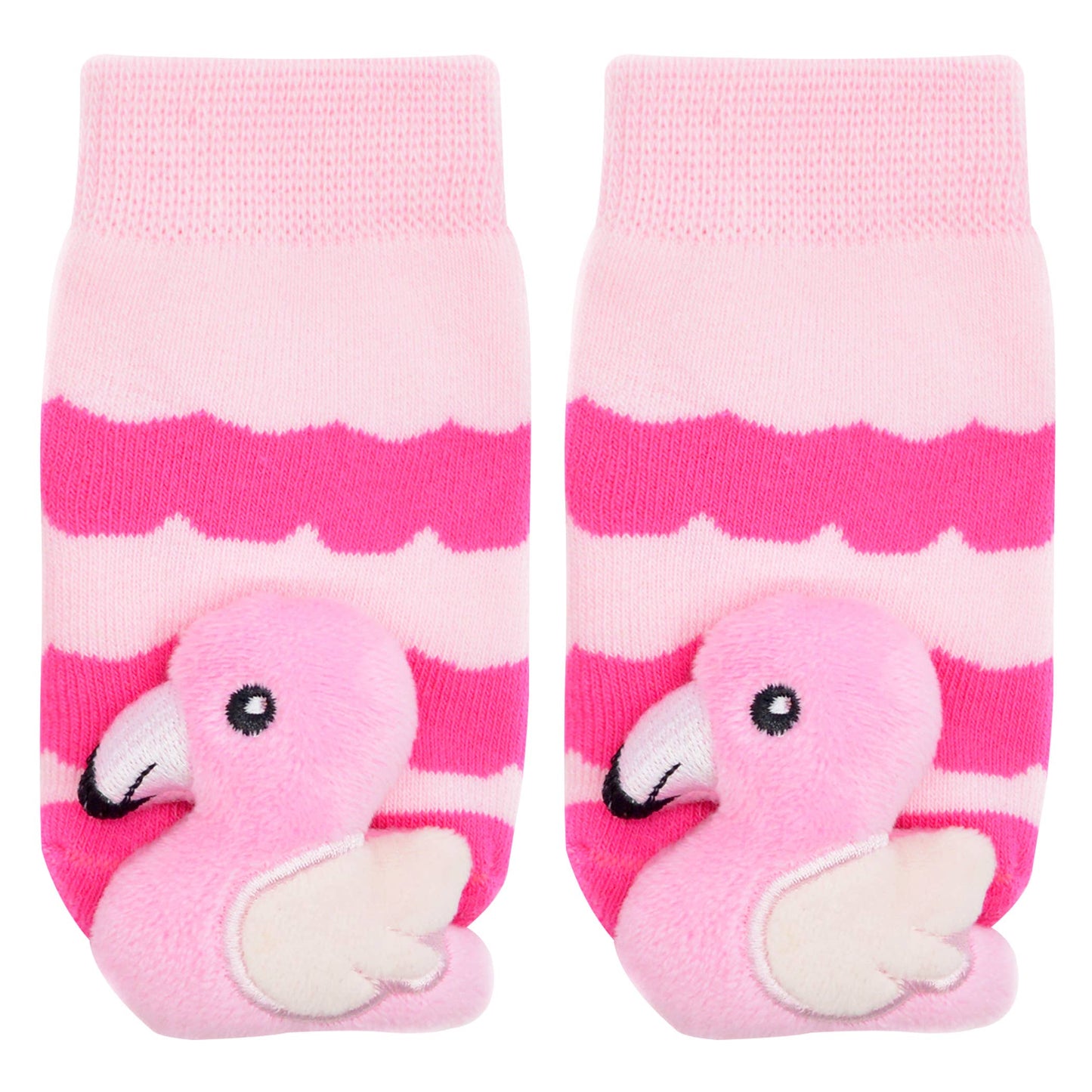 Boogie Toes - Pink Flamingo Boogie Toes Rattle Socks