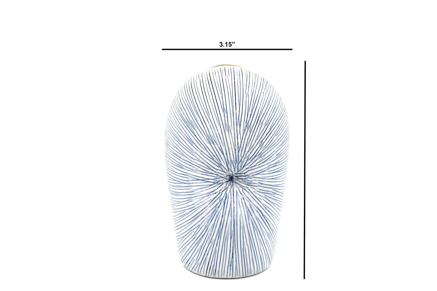 Art Floral Trading LLC - 224W27 DIVA TALL MINI S-Handcrafted Porcelain Bud Vase