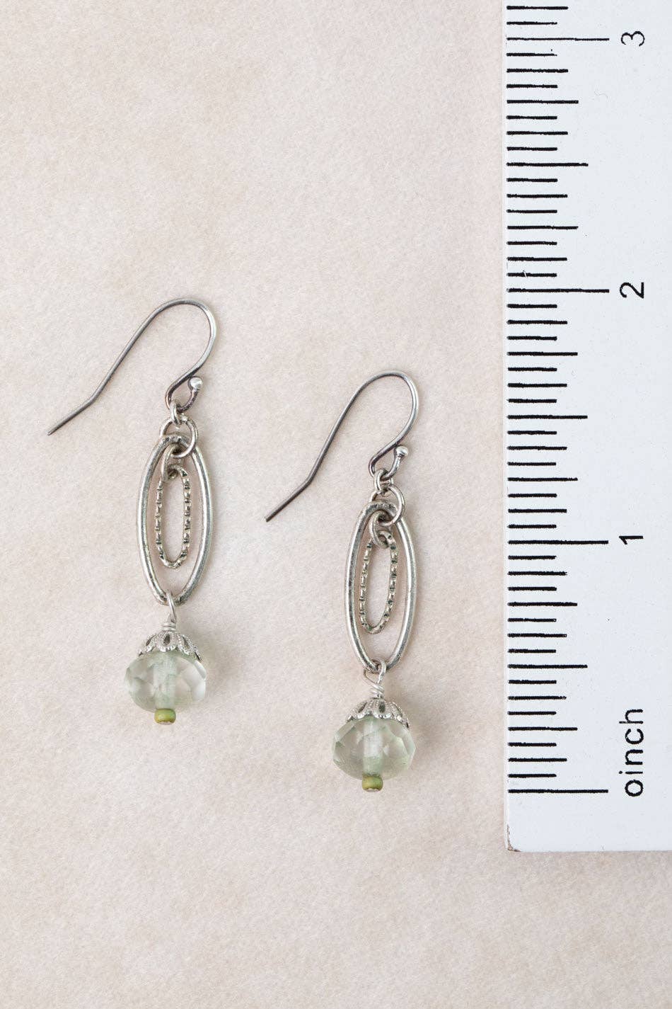Anne Vaughan Designs Jewelry - Mint Julep Czech Glass Dangle Earrings