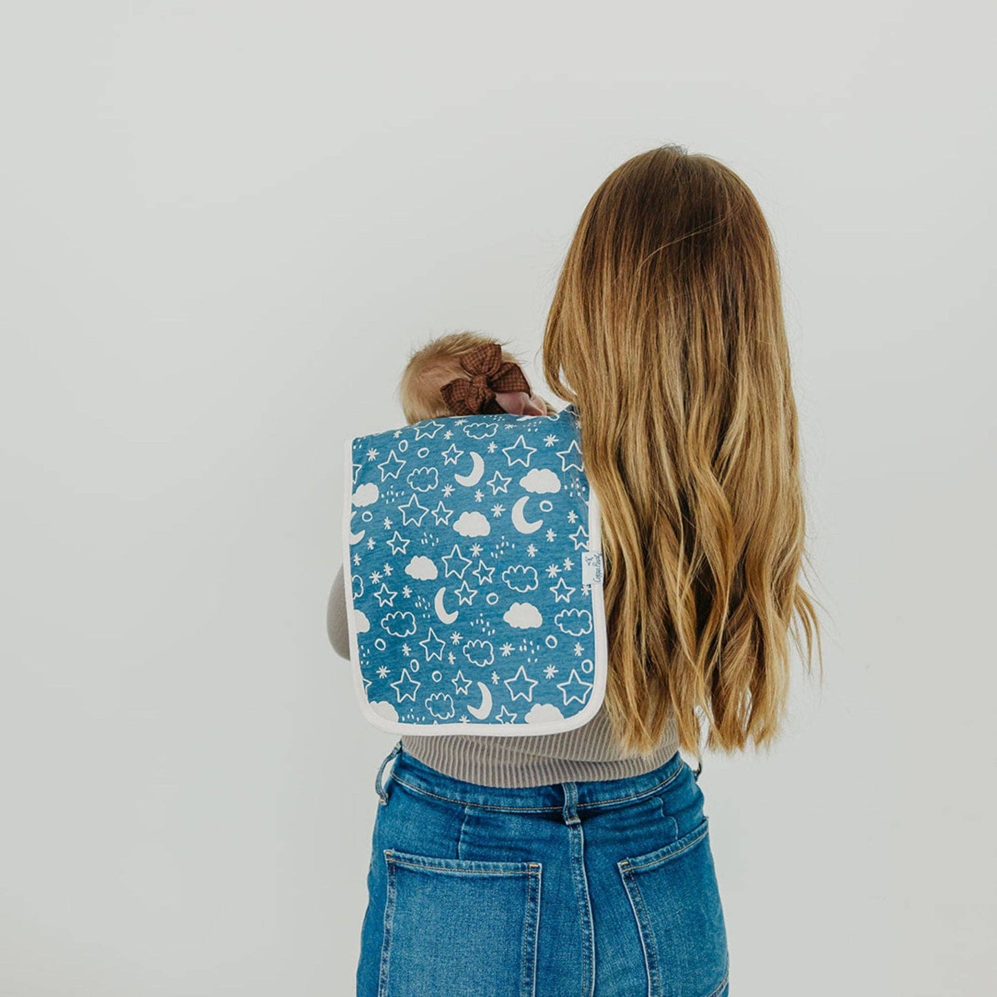 Copper Pearl - 3 Pack Premium Burp Cloths - Rufus