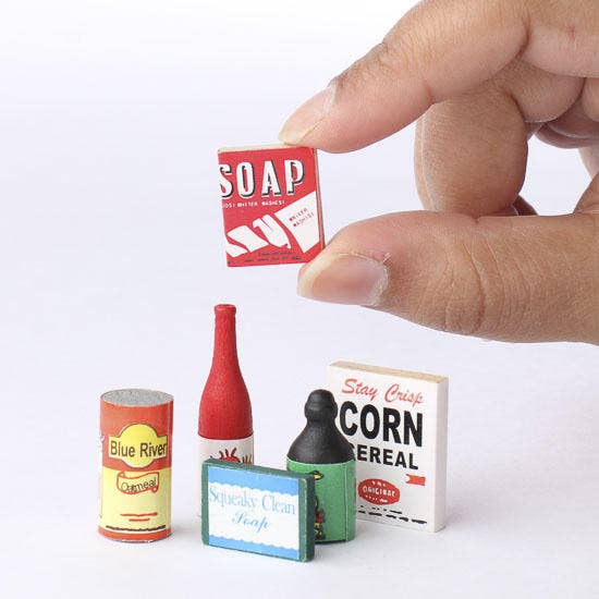 Factory Direct Craft - Dollhouse Miniature Kitchen Groceries (Pack of 6)
