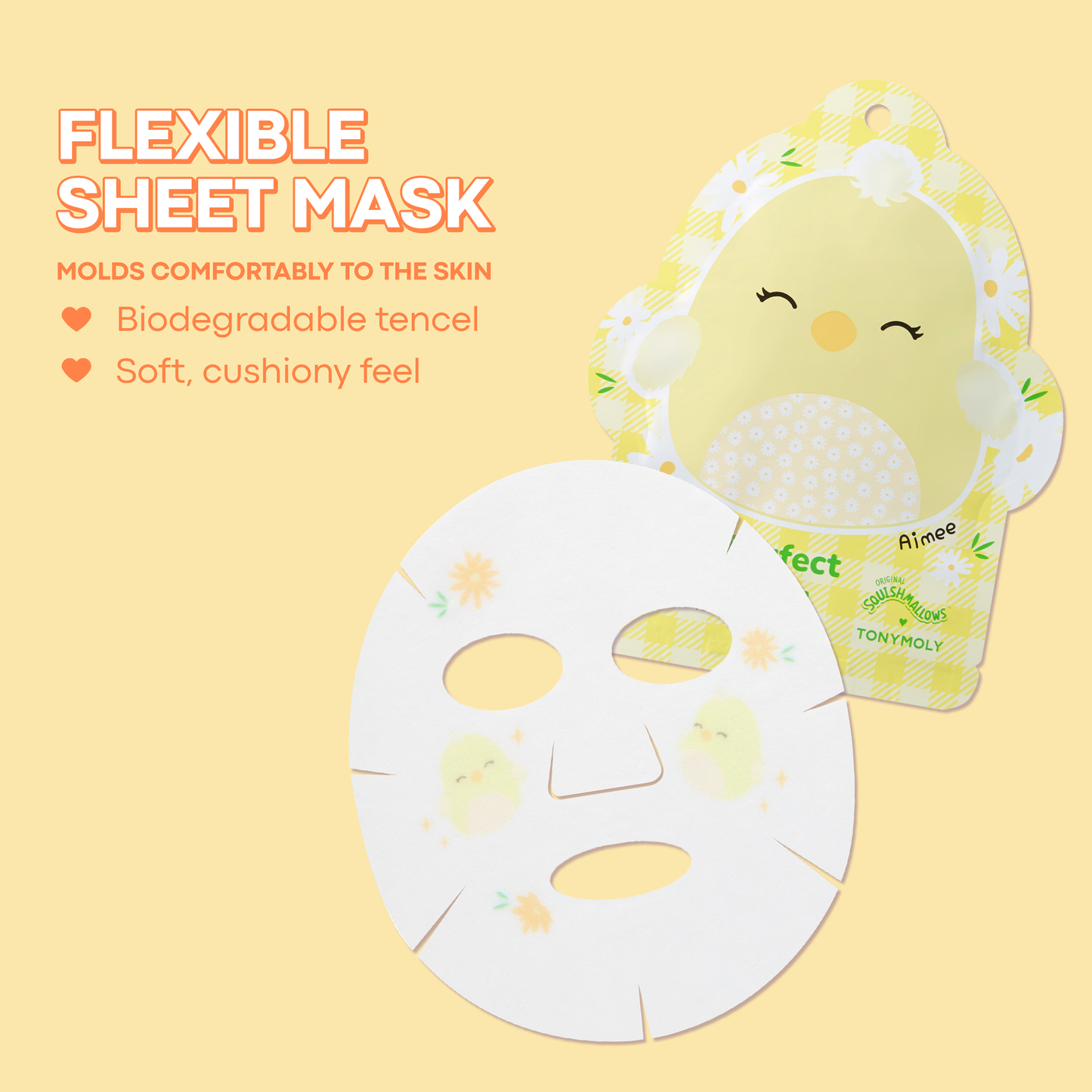 TONYMOLY - Squishmallows x TONYMOLY Spring Sheet Masks