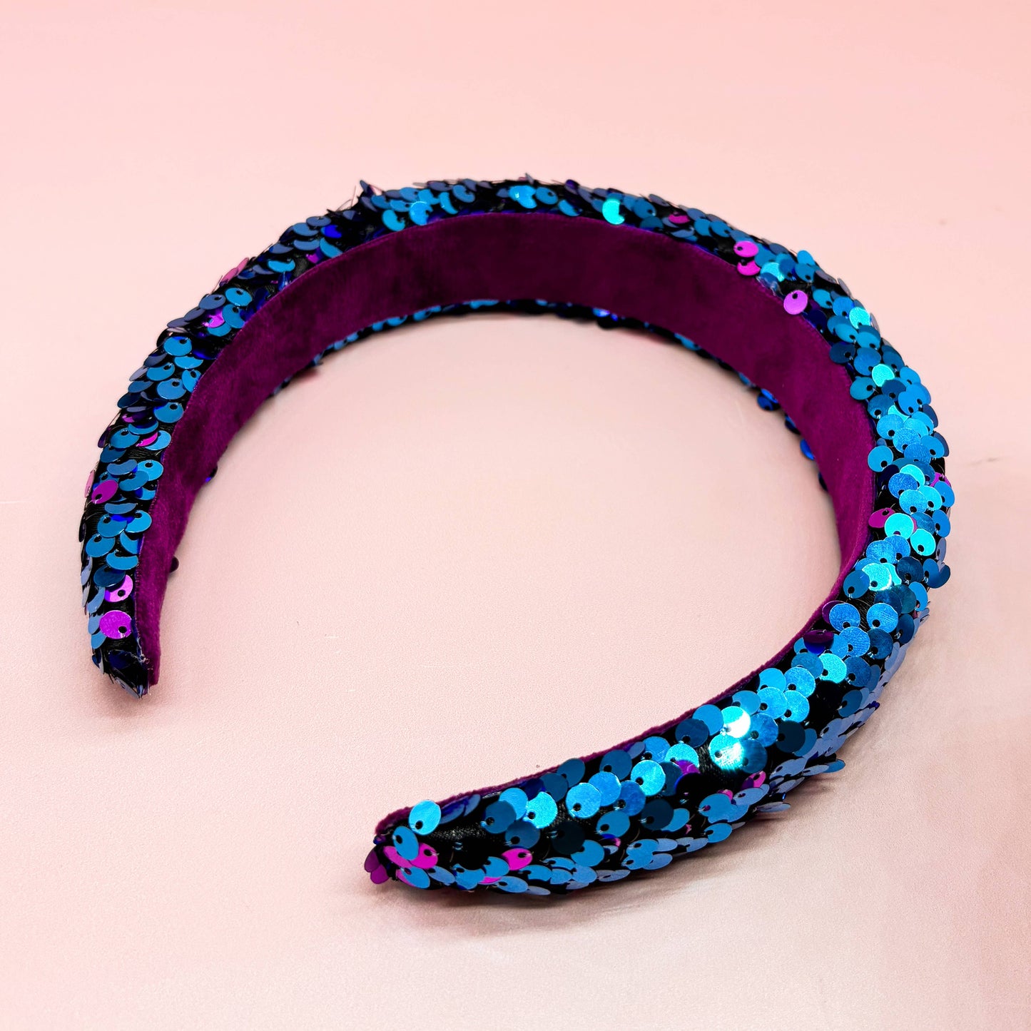 Frog Sac - Reversible Sequin Headband - Kids Padded Hair Band