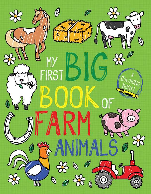 Simon & Schuster - My First Big Book of Farm Animals by Little Bee Books