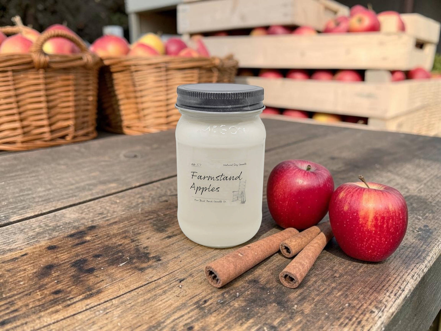 Back Porch Candle Co - Farmstand Apples | Soy Candle | Farmhouse