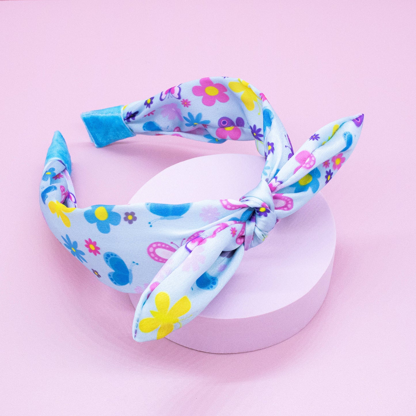 Frog Sac - Silky Knotted Rabbit Ear Bow Headband