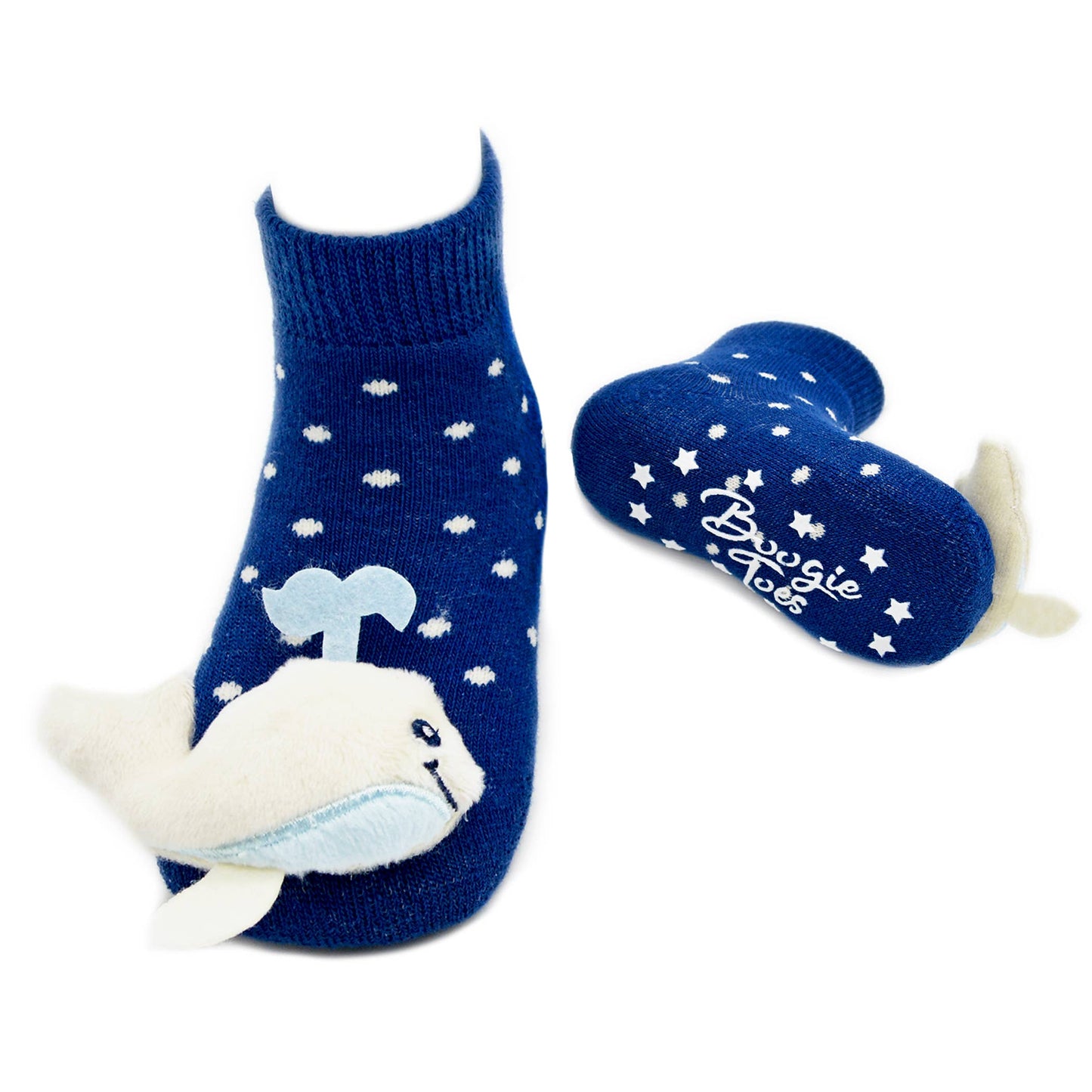 Boogie Toes - Baby Whale Boogie Toes Rattle Socks
