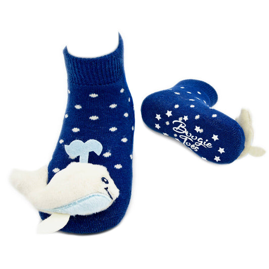 Boogie Toes - Baby Whale Boogie Toes Rattle Socks