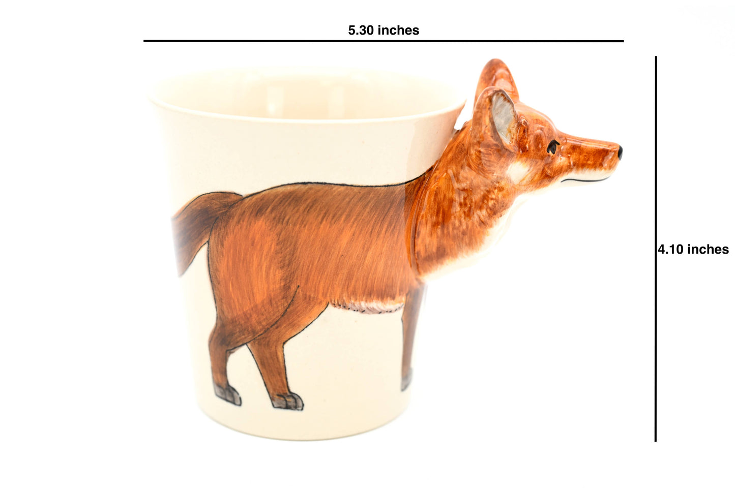 Art Floral Trading LLC - MUG125 Red Fox mug 10 oz