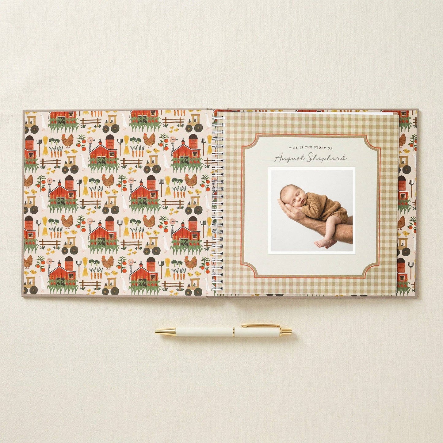 Lucy Darling - Little Farmer First Year Baby Memory Book