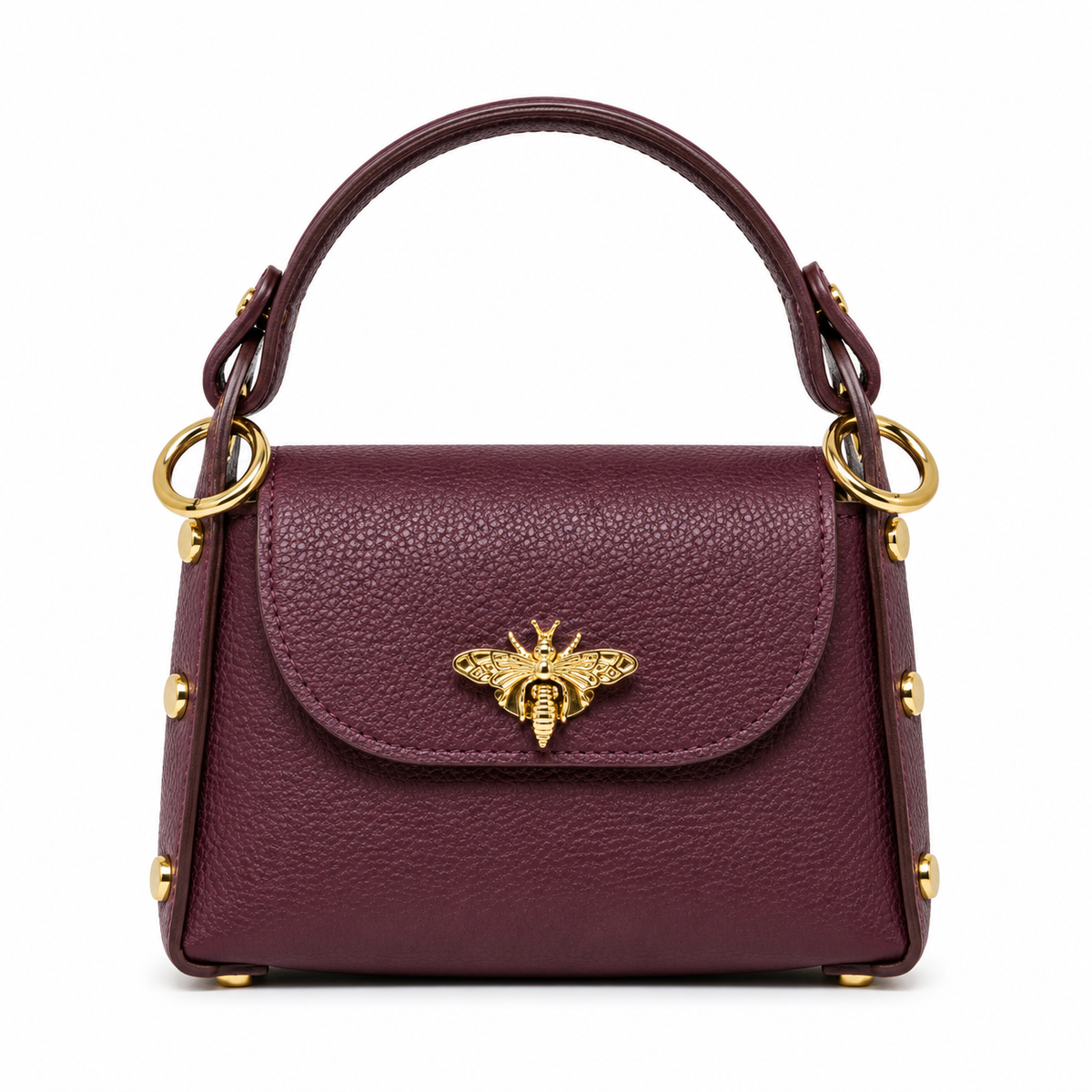German Fuentes Handbags - GF1085 GENUINE ITALIAN LEATHER BUTTERFLY MINI BAG