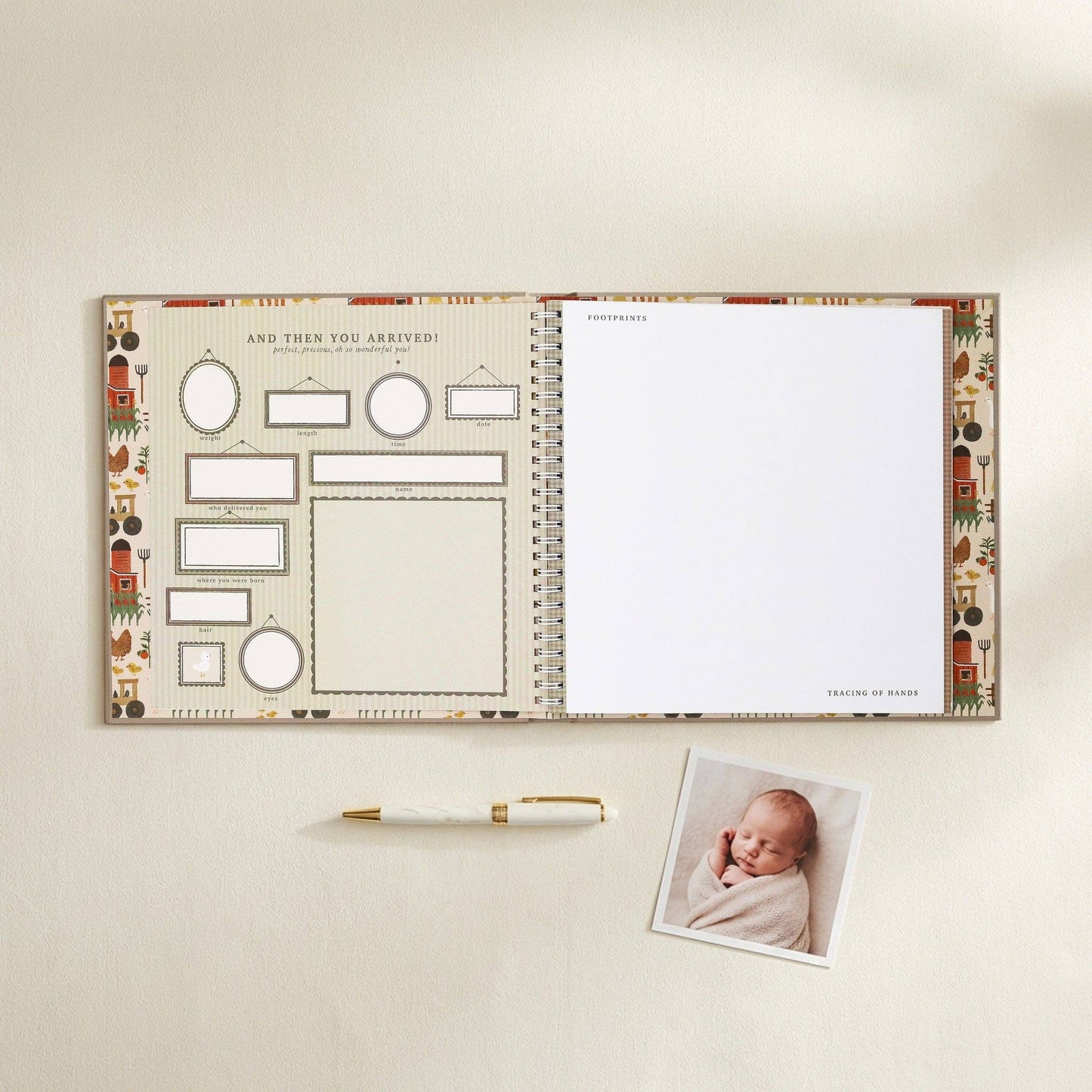 Lucy Darling - Little Farmer First Year Baby Memory Book